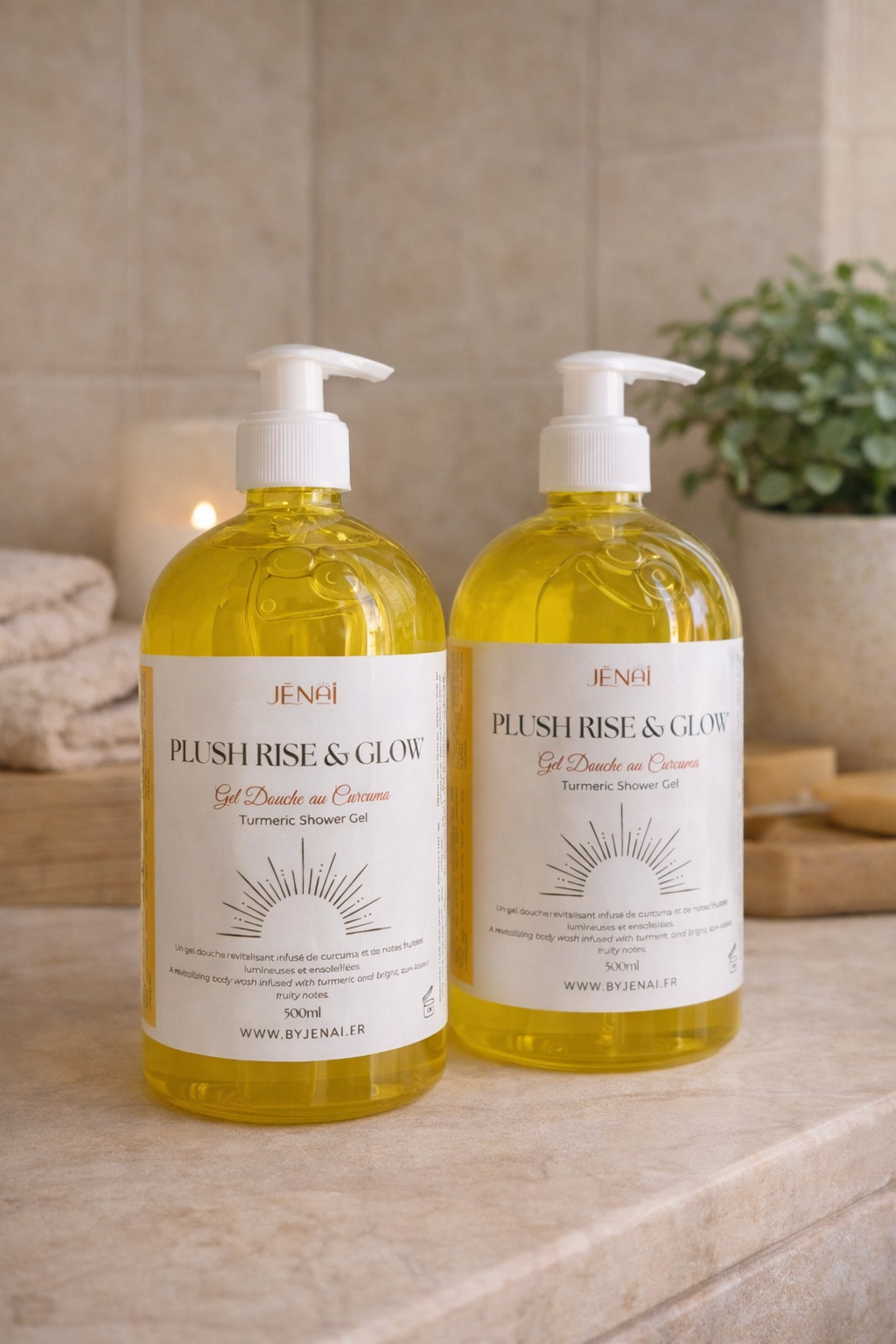 PLUSH – Rise & Glow | Turmeric Shower Gel