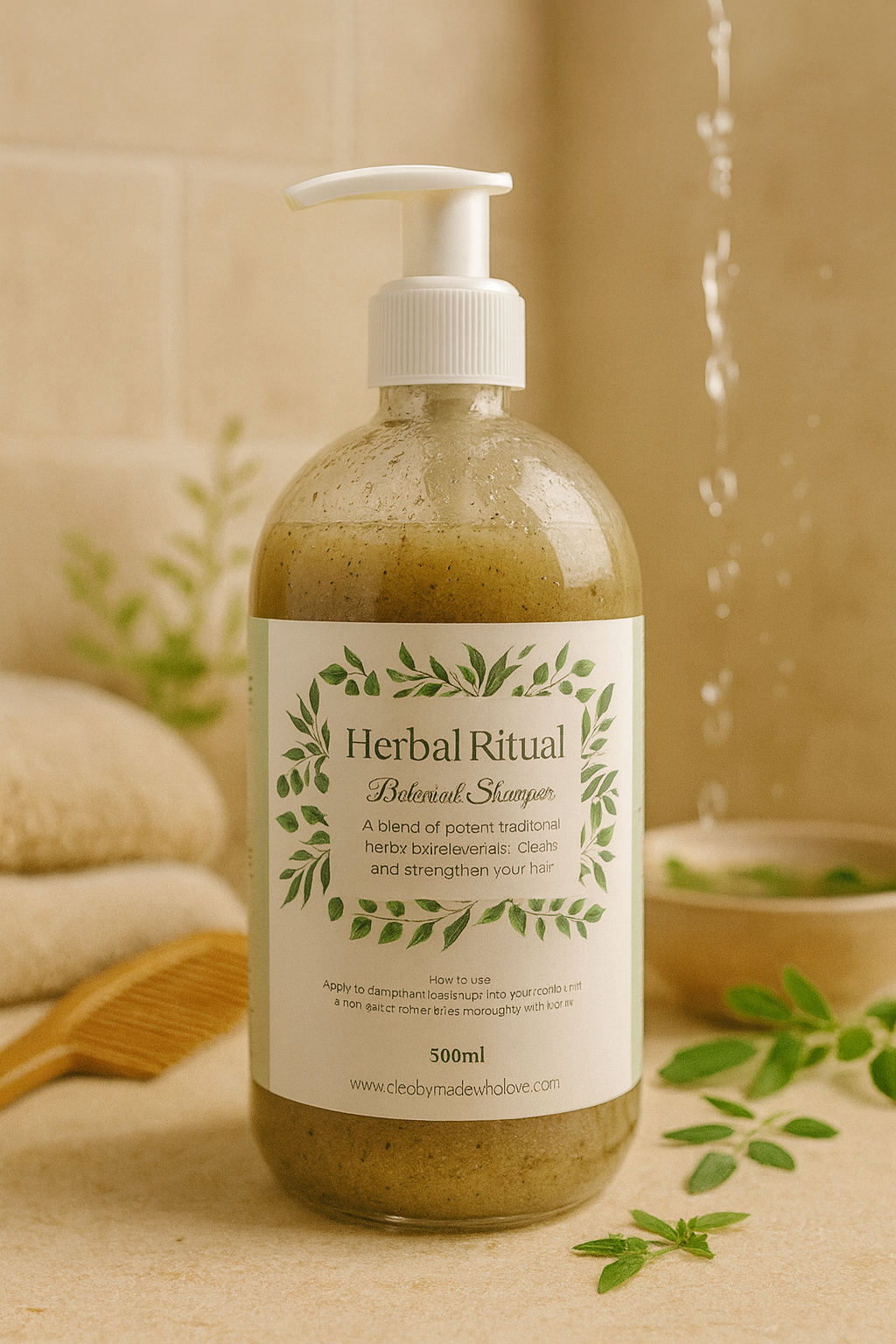 Shampoing capillaire aux herbes