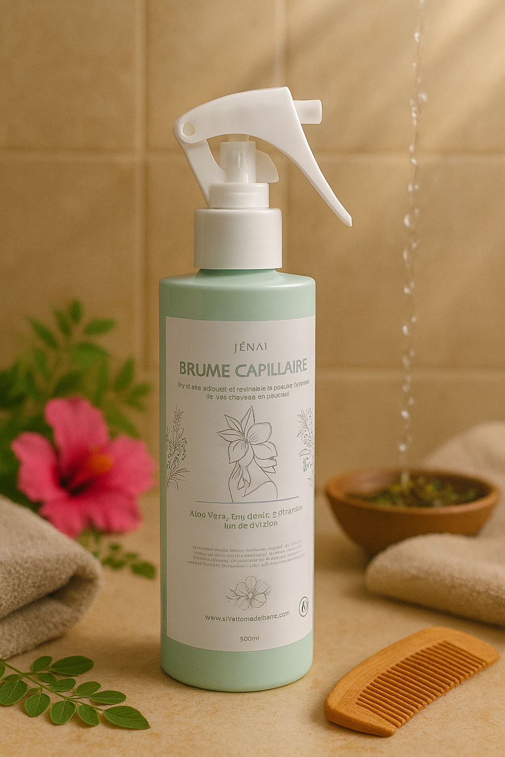 Brume capillaire aux herbes